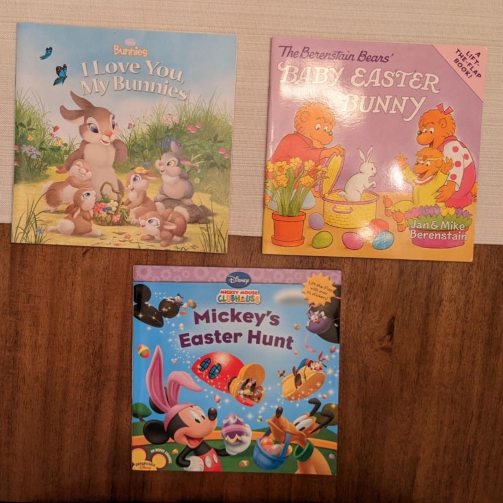 Disney and Berenstain Bears Easter Book Set for Kids